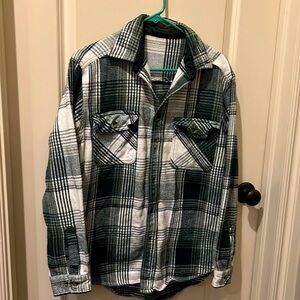 Oversized flannel shirt. Urban Outfitters